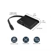 StarTech.com USB-C-moniporttisovitin - kannettava USB-C-telakka 4K HDMI:llä - 100W PD 3.0 -läpivienti, 1x USB-A, 1x USB-C, GbE - Thunderbolt 3 & USB Type-C kannettavan matkatelakka - Mac & Windows