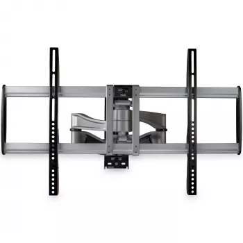 StarTech.com täysin liikkuva TV-seinäteline – raskaan kuorman kestävä, kiertyvä TV-seinäteline 32 tuuman - 75 tuuman (165 lb/75 kg) VESA-näytöille – yleisesti säädettävä kallistus-/kiertovarsi litteille näytöille – hopea