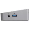 StarTech.com 4K USB-C -telakka, kolmen UHD 4K -näytön telakointiasema, Mac & Windows, USB-C - HDMI & DisplayPort, 100W Power Delivery, 5x USB 5Gbit/s -keskitin – TAA