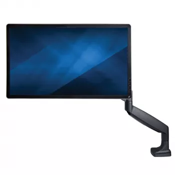 StarTech.com pöytämonitorivarsi – tukeva ergonominen VESA-monitorivarsi – yksittäinen 9 kg:n näyttö – täysin liikkuva, korkeussäädettävä, nivelletty – alumiini – C-puristin/läpivienti – musta
