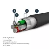 StarTech.com 0,91 m (3 jalkaa) kestävä musta USB-A - Lightning -kaapeli – kulutusta kestävä, tukeva aramidikuituinen USB Type-A - Lightning -lataus-/synkronointikaapeli – Apple MFi -sertifioitu iPad/iPhone 12