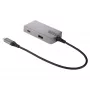 StarTech.com USB-C-moniporttisovitin – USB-C - 4K 60Hz HDMI 2.0, 100 W Power Delivery -läpivienti – 3-porttinen 10 Gbit/s USB-keskitin – kannettava USB Type-C -minitelakointiasema – 25 cm kaapeli
