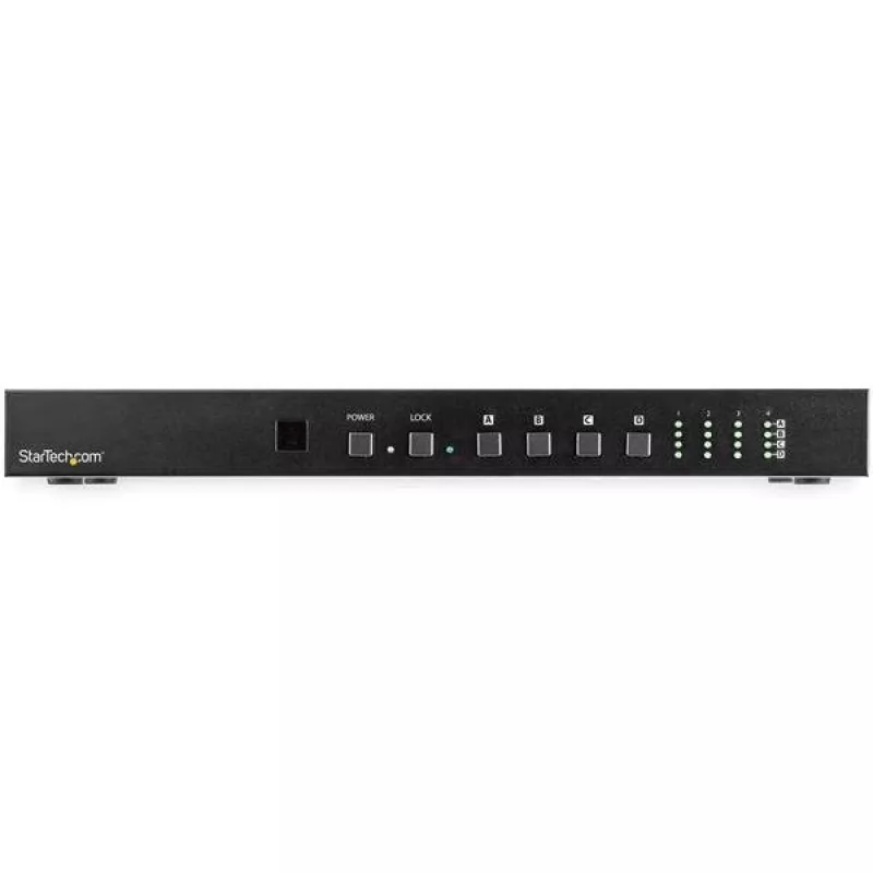 StarTech.com 4x4 HDMI-matriisikytkin äänen ja Ethernet-ohjauksen kanssa – 4K 60Hz
