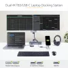 StarTech.com USB C -telakointiasema Macbook Pro/Air-M1/M2/M3/M4:lle, Thunderbolt-yhteensopiva, HDMI/DisplayPort, Dual 4K 60Hz/Single 8K, USB Type-C -kannettavat telakka, 96W Power Delivery, USB 10Gbps