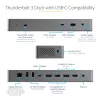 StarTech.com USB C -telakointiasema Macbook Pro/Air-M1/M2/M3/M4:lle, Thunderbolt-yhteensopiva, HDMI/DisplayPort, Dual 4K 60Hz/Single 8K, USB Type-C -kannettavat telakka, 96W Power Delivery, USB 10Gbps
