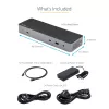 StarTech.com USB C -telakointiasema Macbook Pro/Air-M1/M2/M3/M4:lle, Thunderbolt-yhteensopiva, HDMI/DisplayPort, Dual 4K 60Hz/Single 8K, USB Type-C -kannettavat telakka, 96W Power Delivery, USB 10Gbps