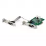 StarTech.com 2-porttinen PCI Express RS232 -sarja-adapterikortti – PCIe RS232 -sarjaportti-isäntäohjain – PCIe - sarja DB9 – 16950 UART – Low-Profile-laajennuskortti – Windows & Linux