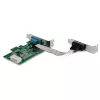 StarTech.com 2-porttinen PCI Express RS232 -sarja-adapterikortti – PCIe RS232 -sarjaportti-isäntäohjain – PCIe - sarja DB9 – 16950 UART – Low-Profile-laajennuskortti – Windows & Linux