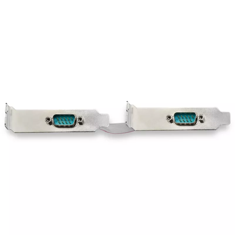StarTech.com 2-porttinen PCI Express RS232 -sarja-adapterikortti – PCIe RS232 -sarjaportti-isäntäohjain – PCIe - sarja DB9 – 16950 UART – Low-Profile-laajennuskortti – Windows & Linux
