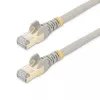 StarTech.com 7m CAT6a Ethernet-kaapeli – 10 Gigabit suojattu Snagless RJ45 100W PoE -patch-kaapeli – 10GbE STP-verkkokaapeli vedonpoistolla – harmaa, yksittäin testattu/kaapelointi UL-sertifioitu/TIA