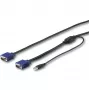 StarTech.com 4,6 m USB-KVM-kaapeli rack-asennettaville konsoleille