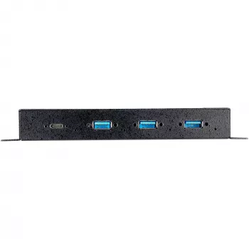 StarTech.com 4-porttinen USB-C-keskitin 10 Gbit/s – teollinen metallinen USB Type-C -keskitin 3x USB-A ja 1x USB-C – ESD- ja ylijännitesuojaus – USB-C- tai USB-A-isäntä – itsetehosteinen, asennettava USB 3.2/3.1 Gen 2 -keskitin