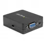 StarTech.com VGA–RCA- ja S-Video-muunnin – USB-virransyöttö, aktiivinen videomuunnin, musta, CE, FCC, REACH, 1920 x 1080 pikseliä, 640 x 480, 1920 x 1080 pikseliä, 60 Hz