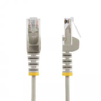 StarTech.com 1 m CAT6-kaapeli – ohut – lukituskielettömät RJ45-liittimet – harmaa