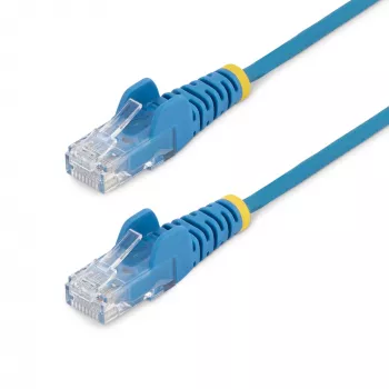 StarTech.com 2,5 m CAT6-kaapeli – ohut – lukituskielettömät RJ45-liittimet – sininen