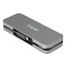 StarTech.com 4-porttinen USB-C-keskitin – 4x USB-A – USB 3.0 Type-C -keskitin – USB 3.2 Gen 1 (5 Gbit/s) – väylävirralla toimiva kannettava USB-C–USB-A-sovitin ja -keskitin – 11,2 tuuman (28,5 cm) kaapeli kaapelinhallinnalla
