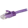 StarTech.com 1,5 m CAT6 Ethernet-kaapeli – violetti, CAT 6 Gigabit Ethernet -kaapeli – 250 MHz, 100 W PoE, RJ45 UTP, verkko-/patchkaapeli, snagless, vedonpoistolla, yksittäin testattu