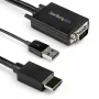 StarTech.com 2 m VGA–HDMI-muunninkaapeli USB-äänituella ja virransyötöllä – analoginen-digitaalinen videoadapterikaapeli VGA-tietokoneen liittämiseen HDMI-näyttöön – 1080p uros-uros-näyttökaapeli
