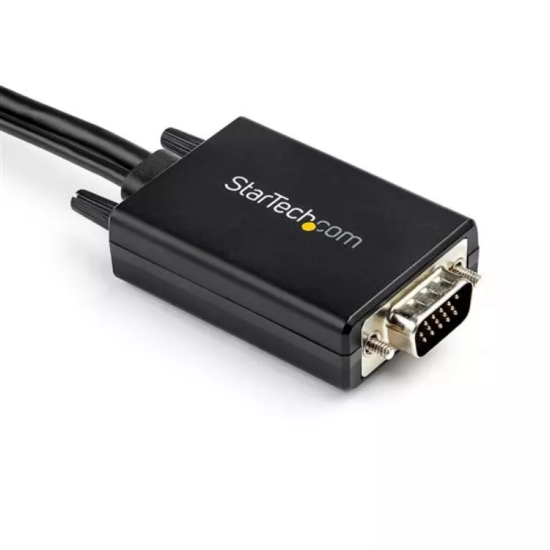 StarTech.com 2 m VGA–HDMI-muunninkaapeli USB-äänituella ja virransyötöllä – analoginen-digitaalinen videoadapterikaapeli VGA-tietokoneen liittämiseen HDMI-näyttöön – 1080p uros-uros-näyttökaapeli