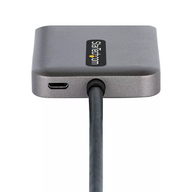 StarTech.com DP–dual HDMI MST -keskitin – dual HDMI 4K 60 Hz – DisplayPort-moninäyttöadapteri 30 cm kaapelilla – DP 1.4 Multi Stream Transport -keskitin, DSC | HBR3 – DP–HDMI-jakaja