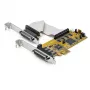 StarTech.com 8-porttinen PCI Express RS232 -sarja-adapterikortti, PCIe RS232 -sarjakortti, 16C1050 UART, Low Profile -sarja-DB9-ohjain/laajennuskortti, 15 kV ESD-suoja, vain Windows – TAA