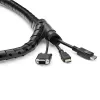 StarTech.com 2,5 m (8,2 ft.) kaapelinhallintaholkki – spiraali – 45 mm halkaisija