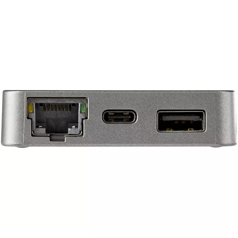 StarTech.com USB-C-moniporttisovitin – USB 3.1 Gen 2 Type-C -minitelakka – USB-C–4K HDMI tai 1080p VGA -kuva – 10 Gbit/s USB-A USB-C, GbE – kannettava matkatelakka kannettavalle – toimii Thunderbolt 3:n kanssa