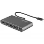 StarTech.com kaksinäyttöinen Thunderbolt-minitelakka, 4K 60Hz HDMI, ajuriton keskitin Windowsille & Macille, Gigabit Ethernet, 1 x USB 5Gbps & 1x USB 2.0, 28 cm kaapeli