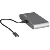 StarTech.com kaksinäyttöinen Thunderbolt-minitelakka, 4K 60Hz HDMI, ajuriton keskitin Windowsille & Macille, Gigabit Ethernet, 1 x USB 5Gbps & 1x USB 2.0, 28 cm kaapeli