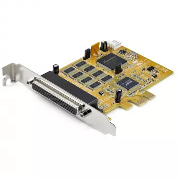 StarTech.com 8-porttinen PCI Express RS232 -sarja-adapterikortti, PCIe RS232 -sarjakortti, 16C1050 UART, moniporttinen sarja DB9 -ohjain/laajennuskortti, 15kV ESD-suoja, vain Windows – TAA