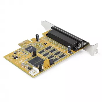 StarTech.com 8-porttinen PCI Express RS232 -sarja-adapterikortti, PCIe RS232 -sarjakortti, 16C1050 UART, moniporttinen sarja DB9 -ohjain/laajennuskortti, 15kV ESD-suoja, vain Windows – TAA