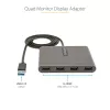 StarTech.com USB 3.0 – neljä HDMI -adapteri, USB–4x HDMI-näyttömuunnin Windowsille (ei tue macOS/ChromeOS/Linux) – TAA