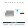 StarTech.com USB 3.0 – neljä HDMI -adapteri, USB–4x HDMI-näyttömuunnin Windowsille (ei tue macOS/ChromeOS/Linux) – TAA