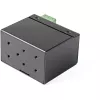 StarTech.com PoE+ teollinen kuitu–Ethernet-mediakonvertteri 30W – SFP–RJ45 – Singlemode/Multimode kuitu kupari Gigabit Ethernetiin – mini/kompakti koko – IP-30/ -40…+75 °C