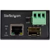 StarTech.com teollinen kuitu–Ethernet-mediakonvertteri – 100 Mbit/s SFP–RJ45/Cat6 – Singlemode/Multimode optinen kuitu kupariverkkoon – 12-56 V DC – IP-30 / -40…+75 °C