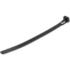 StarTech.com 15 cm uudelleenkäytettävät kaapelisidokset – 7 mm leveä, 35 mm nippuhalkaisija, 22 kg vetolujuus, avattavat nailonsidokset, sisä-/ulkokäyttöön, 94V-2/UL-listattu, 100 kpl:n pakkaus – musta
