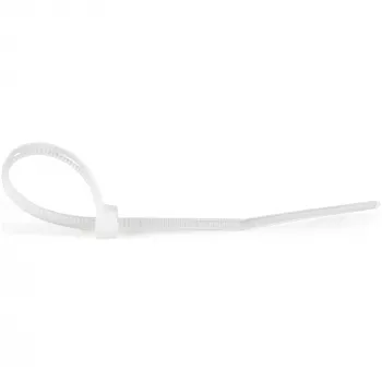 StarTech.com 4 tuuman (10 cm) kaapelisidokset – 1,6 mm leveä, 22 mm nippuhalkaisija, 8 kg vetolujuus, itselukittuvat nailonkaapelisidokset taivutetulla kärjellä – 94V-2/UL listattu, 1000 kpl:n pakkaus – valkoinen