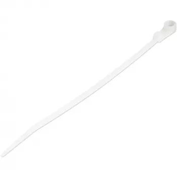 StarTech.com 6 tuuman (15 cm) kaapelisidokset kiinnitysreiällä – 1/8 tuuman (3 mm) leveä, 1-1/2 tuuman (40 mm) nippuhalkaisija, 40 lb (18 kg) vetolujuus, itselukittuvat kaapelisidokset nailon 66:sta ruuvireiällä, UL-listattu, 100 kpl:n pakkaus