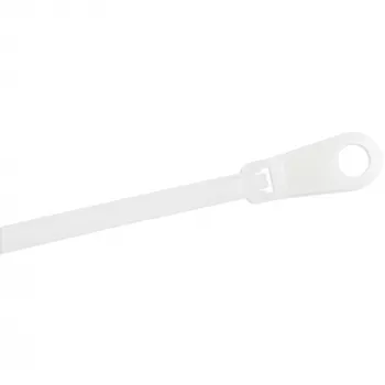 StarTech.com 6 tuuman (15 cm) kaapelisidokset kiinnitysreiällä – 1/8 tuuman (3 mm) leveä, 1-1/2 tuuman (40 mm) nippuhalkaisija, 40 lb (18 kg) vetolujuus, itselukittuvat kaapelisidokset nailon 66:sta ruuvireiällä, UL-listattu, 100 kpl:n pakkaus
