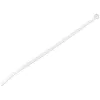 StarTech.com 10 tuuman (25 cm) kaapelisidokset – 1/8 tuuman (4 mm) leveä, 2-5/8 tuuman (68 mm) nippuhalkaisija, 50 lb (22 kg) vetolujuus, itselukittuvat nailonkaapelisidokset taivutetulla kärjellä – 94V-2/UL-listattu, 100 kpl:n pakkaus – valkoinen