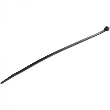 StarTech.com 25 cm kaapelisidokset – 4 mm leveä, 68 mm nippuhalkaisija, 22 kg vetolujuus, itselukittuvat nailonkaapelisidokset taivutetulla kärjellä – 94V-2/UL-listattu, 100 kpl:n pakkaus – musta
