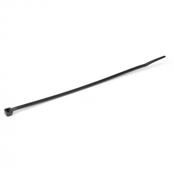 StarTech.com 25 cm kaapelisidokset – 4 mm leveä, 68 mm nippuhalkaisija, 22 kg vetolujuus, itselukittuvat nailonkaapelisidokset taivutetulla kärjellä – 94V-2/UL-listattu, 100 kpl:n pakkaus – musta