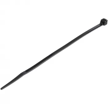 StarTech.com 1000 kpl:n pakkaus 6 tuuman (15 cm) kaapelisidoksia – 1/8 tuuman (3,6 mm) leveä, 1-3/8 tuuman (39 mm) nippuhalkaisija, 18 kg vetolujuus, itselukittuvat nailonkaapelisidokset taivutetulla kärjellä, UL-listattu, musta – TAA