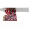 StarTech.com 1-porttinen USB 3.2 Gen 2x2 PCIe -kortti, USB-C 20 Gbit/s SuperSpeed PCI Express 3.0 x4 -ohjainkortti, USB Type-C -adapterikortti, vain data, Windows/macOS/Linux, TAA