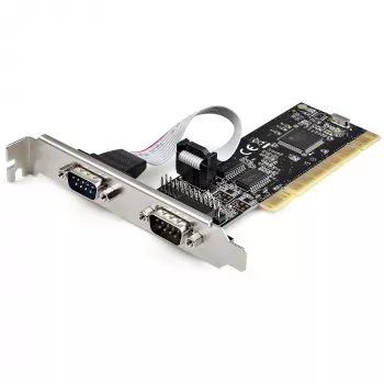 StarTech.com PCI Serial Parallel Combo -kortti kahdella sarjaportilla RS232 (DB9) ja 1x rinnakkaisportilla LPT (DB25) – PCI Combo -adapterikortti – PCI-laajennuskortti – PCI-tulostinkortti