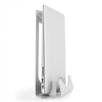 StarTech.com kannettavan tietokoneen teline - 2-in-1-kannettavateline tai pystyteline - ihanteellinen Ultrabookeille ja MacBook Pro/Air - ergonominen kulmateline kannettavalle työpöydälle - hopea, alumiini