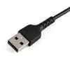 StarTech.com 30cm luja musta USB-A - Lightning -kaapeli – Heavy-Duty karkea aramidikuituinen USB Type-A - Lightning-lataus-/synkronointikaapeli – Apple MFi -sertifioitu iPad/iPhone 12