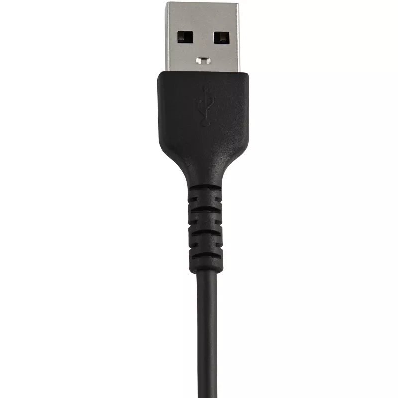 StarTech.com 30cm luja musta USB-A - Lightning -kaapeli – Heavy-Duty karkea aramidikuituinen USB Type-A - Lightning-lataus-/synkronointikaapeli – Apple MFi -sertifioitu iPad/iPhone 12