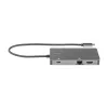 StarTech.com USB-C-moniporttiadapteri – HDMI 4K 30Hz tai VGA Travel Dock – 5Gbps USB 3.0 -keskitin (USB-A-/USB-C-liitännät) – 100W Power Delivery – SD/Micro SD – GbE – 30cm kaapeli – USB-C-minitelakka