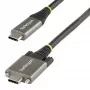 StarTech.com 50cm (20″) sivuruuvattava USB-C-kaapeli 10Gbps – USB 3.1/3.2 Gen 2 Type-C -kaapeli – 100W (5A) Power Delivery -lataus, DP Alt Mode – kaksoisruuvilukitus – USB-C-kaapeli lataus/synkronointi
